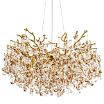 Люстра с хрустальными подвесками Fairytree Gold Crystal Chandelier 10 варинант исполнения - 1 | Loft Concept в Москве