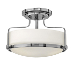 Потолочный светильник с круглым матовым белым плафоном Hinkley варинант исполнения - 9 | Loft Concept в Москве