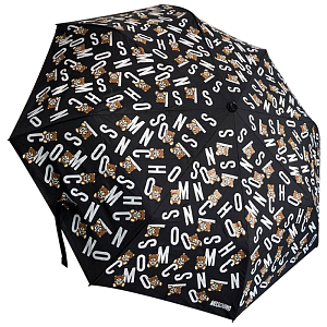 Зонт раскладной MOSCHINO дизайн 003 Черный цвет