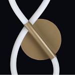 Бра с белым плафоном в форме восьмерки и круглым основанием Luke Lampco Tracer Lamp варинант исполнения - 5 | Loft Concept в Москве