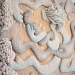 Тканый вручную монументальный настенный гобелен Soft Inception варинант исполнения - 2 | Loft Concept в Москве