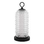 Настольная лампа с прозрачным факутрным стеклянным плафоном Sonora варинант исполнения - 2 | Loft Concept в Москве