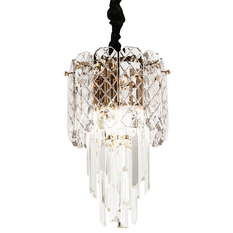    Harmonica Crystal Gold Hanging Lamp      | Loft Concept 
