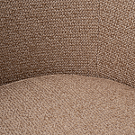 Кресло вращающееся черно-золотая рогожка Julia Armchair Golden Belt варинант исполнения - 4 | Loft Concept в Москве