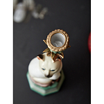 Подсвечник в виде кошки из фарфора с бронзовыми элементами Paradise Cat варинант исполнения - 6 | Loft Concept в Москве