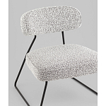 Кресло лаунж Kate букле серый варинант исполнения - 2 | Loft Concept в Москве