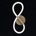 Бра с белым плафоном в форме восьмерки и круглым основанием Luke Lampco Tracer Lamp варинант исполнения - 2 | Loft Concept в Москве