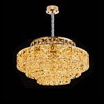 Люстра хрустальная в неоклассическом стиле на золотистом каркасе Majesty варинант исполнения - 5 | Loft Concept в Москве