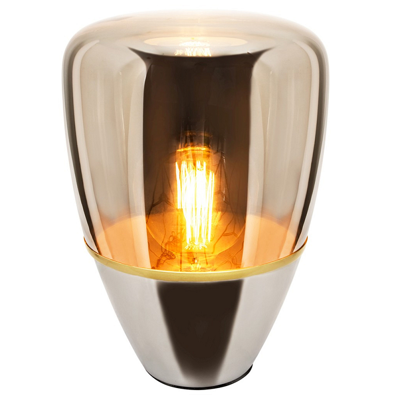        Carmella Globe Brown Glass Table Lamp     | Loft Concept 