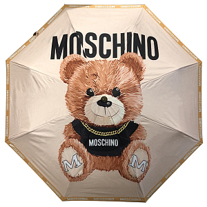 Зонт раскладной MOSCHINO дизайн 006 Бежевый цвет