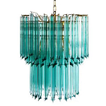 Дизайнерская люстра Blue Lagoon glass бирюзовое стекло  варинант исполнения - 1 | Loft Concept в Москве