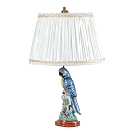 Настольная лампа с абажуром и основанием в виде попугая Parrot Table Lamp варинант исполнения - 1 | Loft Concept в Москве