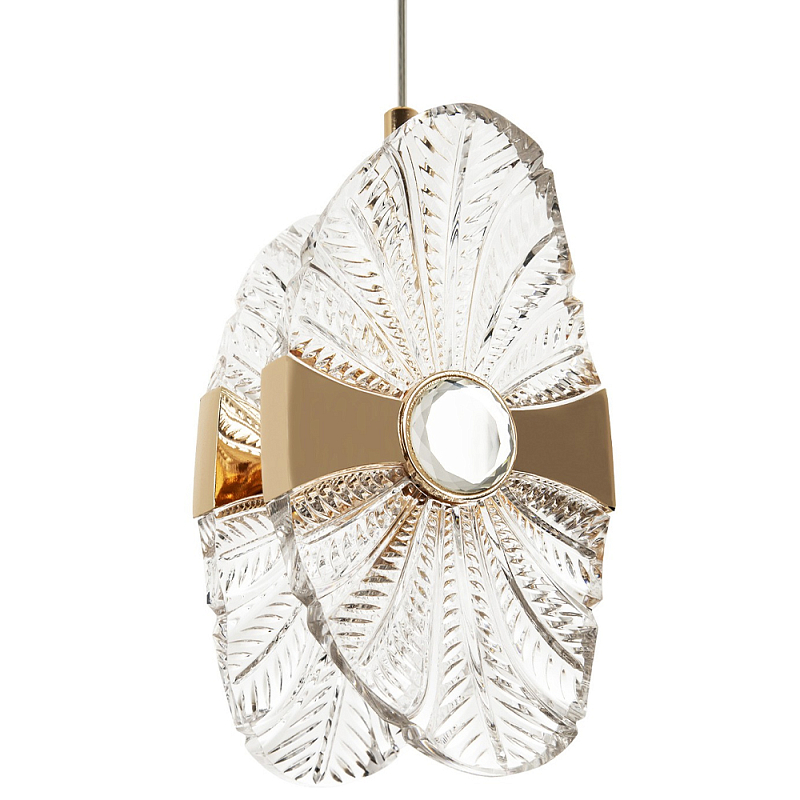     Fleuretta Crystal Gold Hanging Lamp      | Loft Concept 