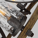 Люстра с цилиндрическим плафонами из толстого волнистого стекла в индустриальном стиле Feiss варинант исполнения - 16 | Loft Concept в Москве