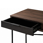 Стол рабочий в стиле лофт с ящиком и нишей для хранения Urban Style Space 2 варинант исполнения - 4 | Loft Concept в Москве