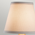 Бра со стеклянным шарообразным декором с пузырьками и бежевым абажуром Feiss варинант исполнения - 2 | Loft Concept в Москве