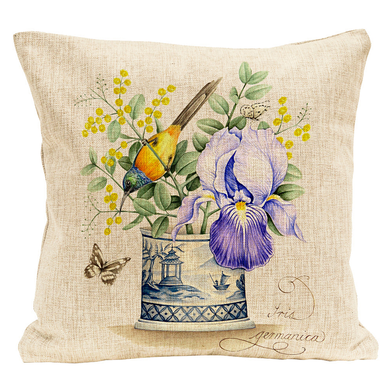   Blue Iris Pillow     | Loft Concept 