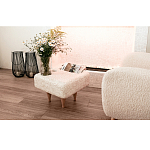 Керамический столик на деревянных ножках «Квадро» варинант исполнения - 8 | Loft Concept в Москве