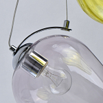 Люстра каскадная с 9-ю разноцветными стеклянными плафонами Kaleido варинант исполнения - 10 | Loft Concept в Москве