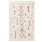 Ковер с графическим разноцветным узором Vinridio Bо  Multi варинант исполнения - 1 | Loft Concept в Москве