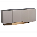 Комод со стеклянной столешницей и с выдвижными ящиками Minimalist Accent варинант исполнения - 1 | Loft Concept в Москве