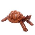 Статуэтка в виде черепахи деревянная Turtle world варинант исполнения - 2 | Loft Concept в Москве