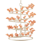 Люстра спиралевидная с фигурками птенцов Playful Chandelier варинант исполнения - 2 | Loft Concept в Москве