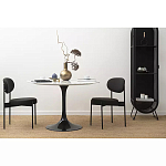 Стул мягкий Alfie Chair черный варинант исполнения - 6 | Loft Concept в Москве