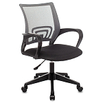 Офисное кресло с основанием из черного пластика Desk chairs Grey варинант исполнения - 1 | Loft Concept в Москве