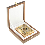 Портсигар на 20 сигарет с гравюрой Герба РФ в подарочной коробке Metal Cigarettes Cases варинант исполнения - 2 | Loft Concept в Москве