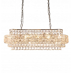 Люстра овальной формы хрустальная в неоклассическом стиле Majesty варинант исполнения - 5 | Loft Concept в Москве