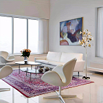 Торшер в виде белых и золотых цветов каллы Refined Taste of Light варинант исполнения - 1 | Loft Concept в Москве