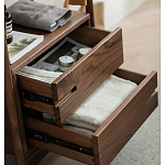 Вешалка деревянная с 2- мя ящиками Moon Walnut Furniture варинант исполнения - 9 | Loft Concept в Москве