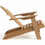 Уличное кресло из массива акации Adirondack Wooden Chair Natural варинант исполнения - 5 | Loft Concept в Москве