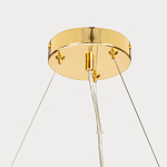 Люстра подвесная из золотых колец 57 см Golden Circles варинант исполнения - 11 | Loft Concept в Москве