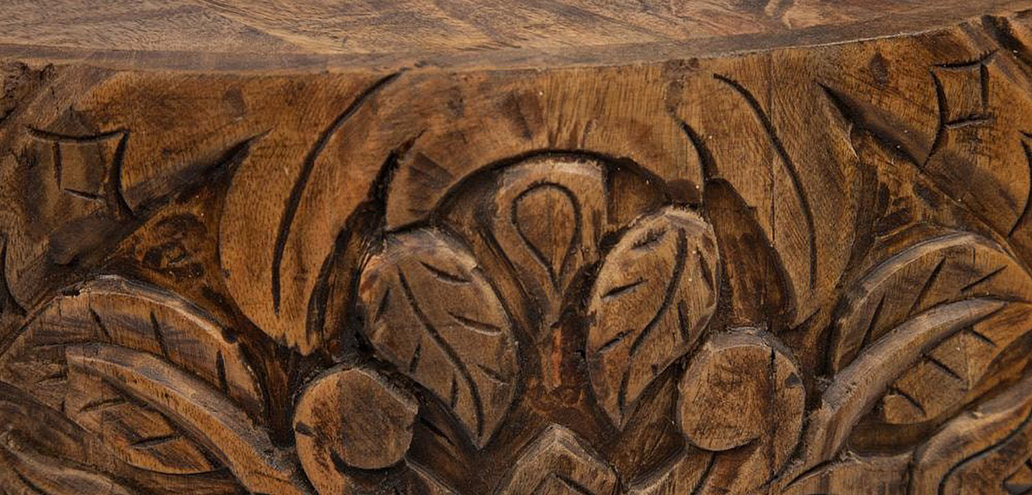 Кофейный стол Indian Carved Mango Tree  - Loft-Concept в Москве