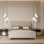 Подвесной светильник с 5-ю белыми шарообразными плафонами Bubble Chandelier варинант исполнения - 5 | Loft Concept в Москве