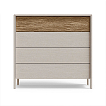 Комод 4 ящика с подсветкой на рельефном фасаде Warm Industrial варинант исполнения - 5 | Loft Concept в Москве