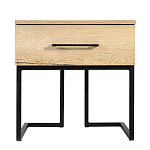 Тумба прикроватная с ящиком в стиле лофт Urban Style Space 2 варинант исполнения - 3 | Loft Concept в Москве