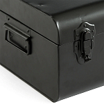 Металлический сундук Metal Chest Black варинант исполнения - 3 | Loft Concept в Москве