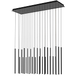 Люстра каскадная черная Black Cascade Chandelier варинант исполнения - 1 | Loft Concept в Москве