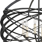 Люстра черная из эллиптических элементов Overlapping Orbits варинант исполнения - 1 | Loft Concept в Москве