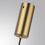 Подвесной светильник с плафоном в форме цилиндра из алебастра Cryptocrystalline Stone варинант исполнения - 4 | Loft Concept в Москве