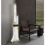 Торшер геометрический с тремя мраморными плафонами Marble Tripod варинант исполнения - 6 | Loft Concept в Москве