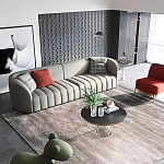 Дизайнерский журнальный стол на прозрачном основании Nofon варинант исполнения - 2 | Loft Concept в Москве