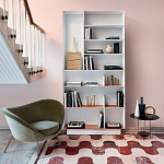 Дизайнерский стеллаж с вертикальными и горизонтальными полками Gio Ponti D.357.1 D.357.2 Rack варинант исполнения - 5 | Loft Concept в Москве