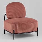 Кресло Стоун велюр рельефный коралловый варинант исполнения - 1 | Loft Concept в Москве