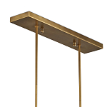 Люстра прямоугольная из толстого литого стекла Cast Glass варинант исполнения - 5 | Loft Concept в Москве