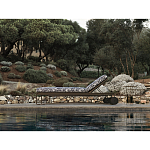 Шезлонг на металлическом каркасе с регулируемой спинкой GUELL Sunbed варинант исполнения - 9 | Loft Concept в Москве