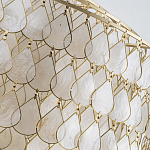 Люстра многоярусная с декором из натуральной морской ракушки Iridescent Light варинант исполнения - 9 | Loft Concept в Москве